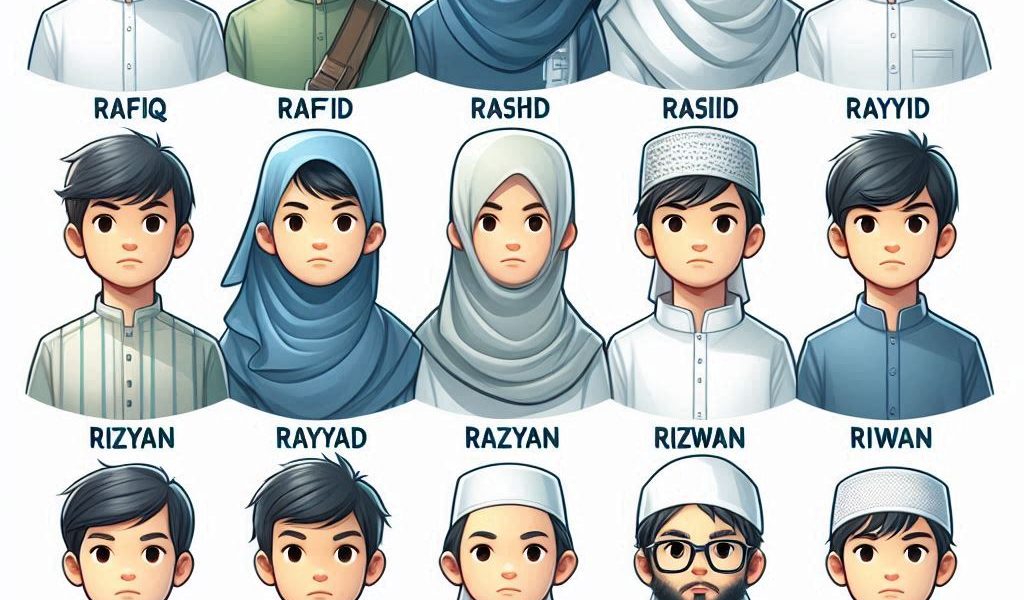 Muslim Boys Name With R