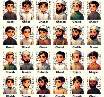 Muslim Boys Name With G